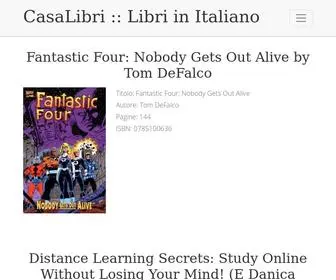 Casalibri.com(Libri in Italiano) Screenshot