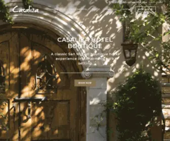 Casaliza.mx(Hotel Casaliza) Screenshot