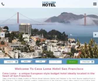 Casalomahotelsf.com(Casa Loma Hotel) Screenshot