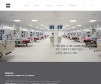 Casalucihealthcare.com(Arredo Ospedaliero) Screenshot