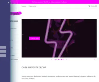 Casamagentadecor.com(Casa Magenta Decor) Screenshot