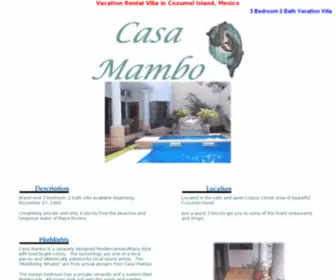 Casamambo.com(Casa Mambo Cozumel Vacation Villa) Screenshot