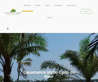 Casamance-Immo-Coupdekeur.com(Cap Skirring) Screenshot