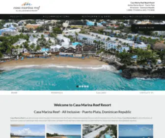 Casamarinareefresort.com(Casa Marina Reef and Beach All Inclusive Resort) Screenshot