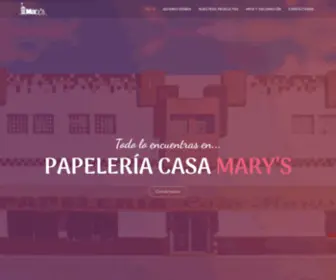 Casamarys.com.mx(Papelería Casa Mary’s) Screenshot