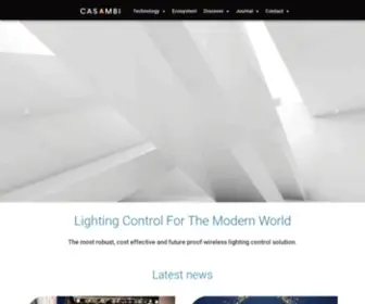 Casambi.com(Smart Lighting Control) Screenshot