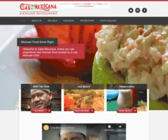 Casamexicanabh.com(Casa Mexicana) Screenshot