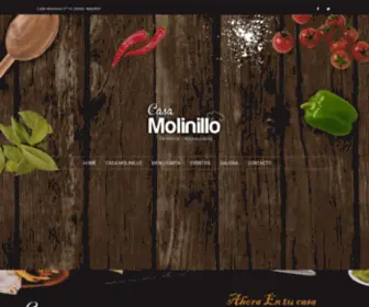 Casamolinillo.com(Restaurante Casa Molinillo) Screenshot