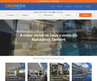 Casanovaalphaville.com.br(Casas em Alphaville) Screenshot