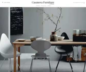 Casanovafurniture.dk(Casanova Furniture) Screenshot