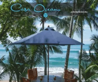 Casaoceanocostarica.com(Casa Oceano) Screenshot