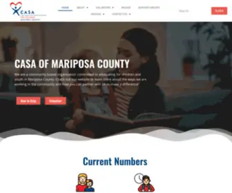 Casaofmariposa.org(Court Appointed Special Advocates) Screenshot