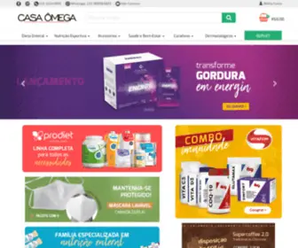 Casaomega.com.br(Casa Ômega) Screenshot