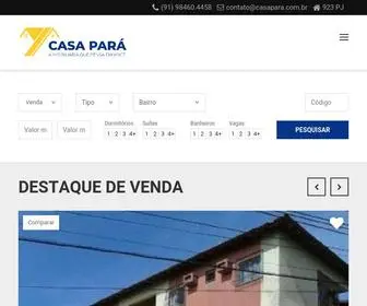 Casapara.com.br(CASA PARÁ IMÓVEIS) Screenshot