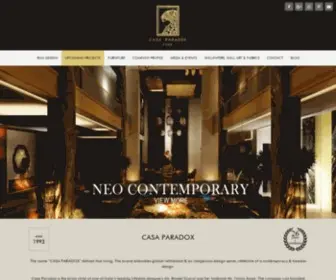 Casaparadox.com(Best Interior Design Companies) Screenshot