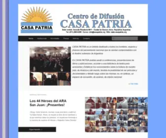 Casapatria.org(CASA PATRIA) Screenshot