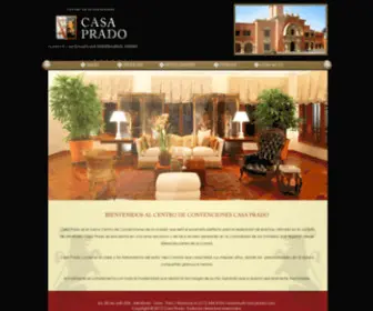 Casaprado.com.pe(Casa prado I Centro de Convenciones) Screenshot