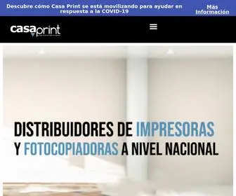 Casaprint.com.co(Casaprint impresoras y mas inicio) Screenshot