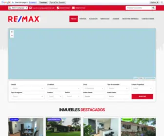 Casapropiacr.com(RE/MAX Central) Screenshot