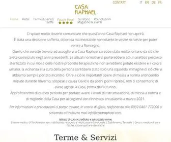 Casaraphael.com(Casa Raphael è più di un semplice luogo di soggiorno) Screenshot