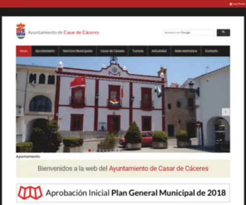 Casardecaceres.com(Ayuntamiento) Screenshot