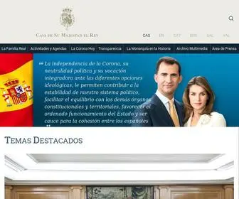 Casareal.es(Casa Real) Screenshot