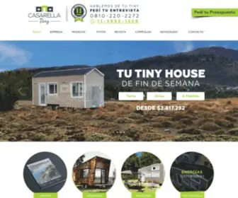 Casarellatiny.com.ar(Tiny House) Screenshot