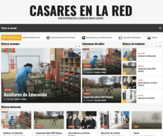 Casaresenlared.com.ar(Sitio de noticias de la ciudad de carlos casares) Screenshot