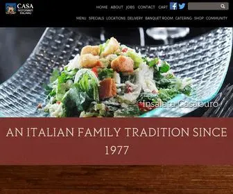 Casarestaurants.com(Casa Restaurants) Screenshot