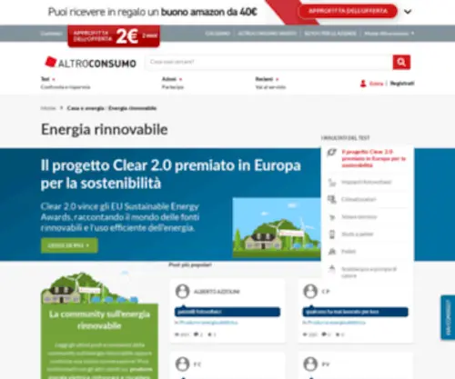 Casarinnovabile.it(Energia rinnovabile in casa) Screenshot