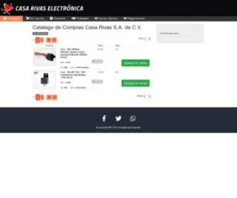 Casarivas.com.sv(Casa Rivas Electrónica) Screenshot