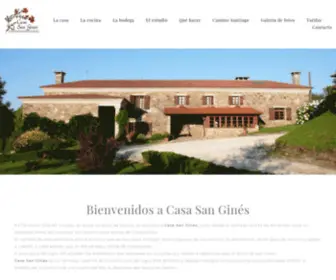 Casasangines.com(Casa San Ginés) Screenshot