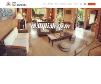 Casasanpancho.com(Casa San Pancho) Screenshot