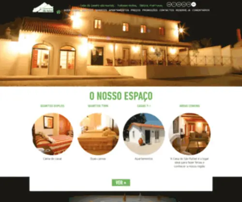 Casasaorafael.com(Alojamento em Óbidos) Screenshot