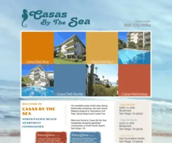 Casasbythesea.com(San Diego Apartments in North Pacific Beach) Screenshot