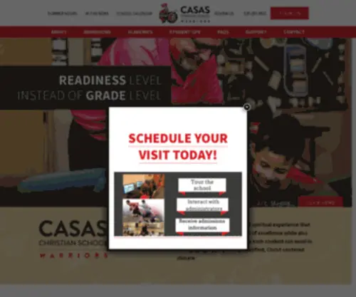 Casaschristianschool.com(Christian School Tucson) Screenshot