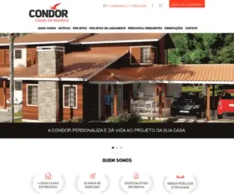 Casascondor.com.br(Sua Casa de Madeira Pré) Screenshot