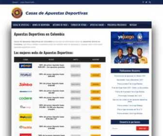 Casasdeapuestasdeportivas.com.co Screenshot