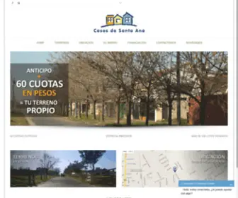 Casasdesantaana.com.ar(Lotes en Venta) Screenshot