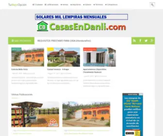 Casasendanli.com(Casas y Apartamentos en Danli El Paraiso) Screenshot