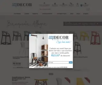 Casashopdecor.com.br(Móveis e Decoração com Design) Screenshot