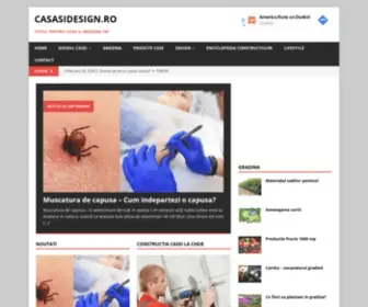 Casasidesign.ro(Casa Si Design) Screenshot