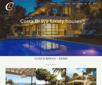 Casaslujo.es(9 incredible houses in Costa brava) Screenshot