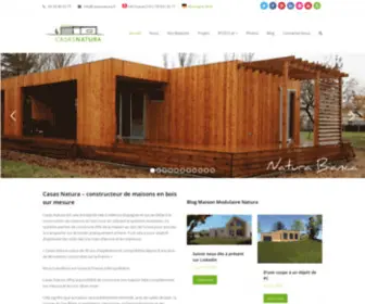 Casasnatura.fr(Maison Modulaire Bois) Screenshot