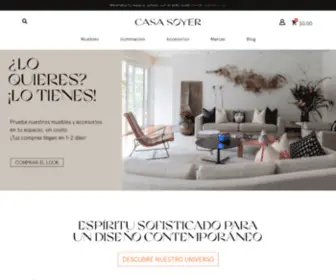 Casasoyer.com(Casa Soyer : tienda online de decoración internacional) Screenshot