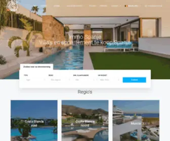 Casaspanje.be(Appartementen en villa's te koop in Spanje) Screenshot
