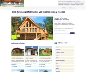 Casasprefabricadasnet.com(Guía de casas premoldeadas) Screenshot