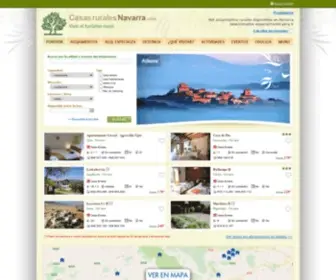 Casasruralesnavarra.com(Viaje seguro y sin sorpresas. Guía de alojamientos rurales certificados en Navarra) Screenshot