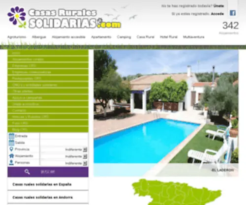 Casasruralessolidarias.com(人生をより新しく) Screenshot