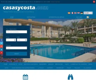 Casasycosta.com(Alquileres de vacaciones en la Costa Blanca) Screenshot